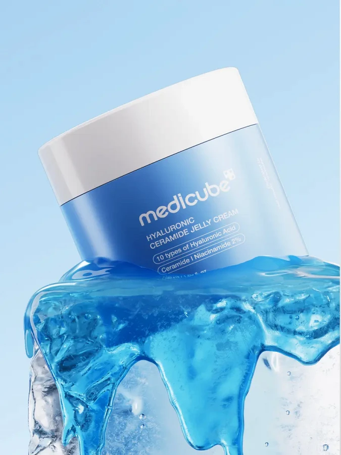 Восстанавливающий крем-желе с керамидами Medicube Hyaluronic Ceramide Jelly Cream