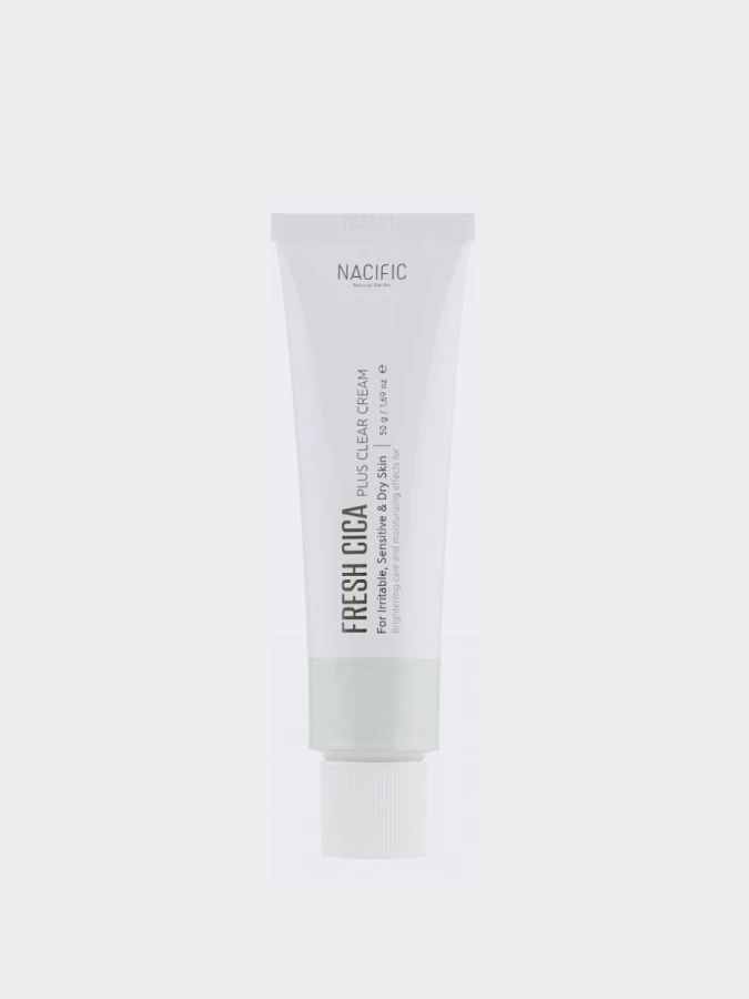 Успокаивающий крем для лица с экстрактом центеллы азиатской Nacific Fresh Cica Plus Clear Cream