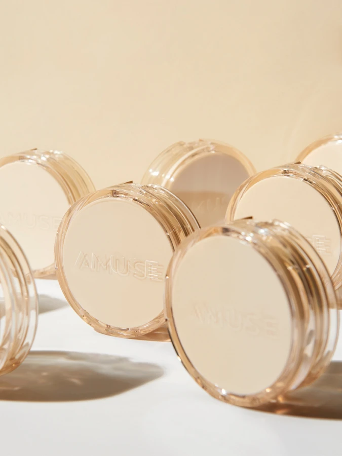 Тональное средство с влажным финишем AMUSE Dew Jelly Vegan Cushion SPF 38 PA+++ 02 Nude