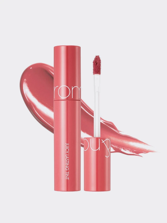 Сочный глянцевый пигмент для губ с коралловым оттенком личи rom&nd Juicy Lasting Tint 09 Litchi Coral