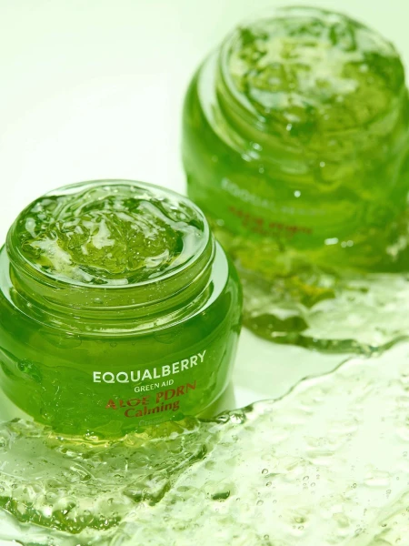 Успокаивающий крем-гель для лица с алоэ и ПДРН EQQUALBERRY Aloe PDRN Calming Cream