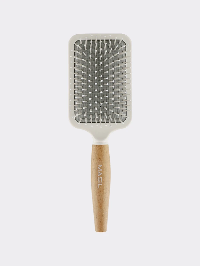 Деревянная массажная расчёска для волос Masil Wooden Paddle Brush Деревянная массажная расчёска для волос Masil Wooden Paddle Brush
