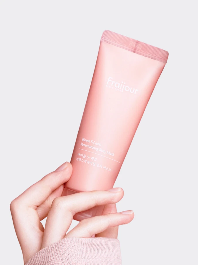 Обновляющая глиняная маска для лица с пробиотиками Fraijour Biome 5-Lacto Retexturizing Rosy Mask Обновляющая глиняная маска для лица с пробиотиками Fraijour Biome 5-Lacto Retexturizing Rosy Mask