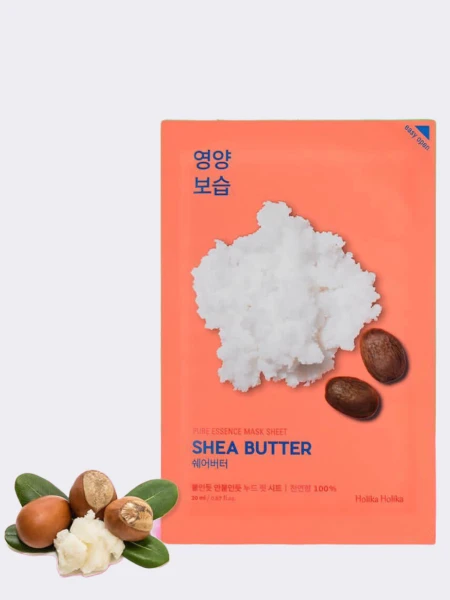 Питательная тканевая маска с маслом ши Holika Holika Pure Essence Mask Sheet Shea Butter Питательная тканевая маска с маслом ши Holika Holika Pure Essence Mask Sheet Shea Butter