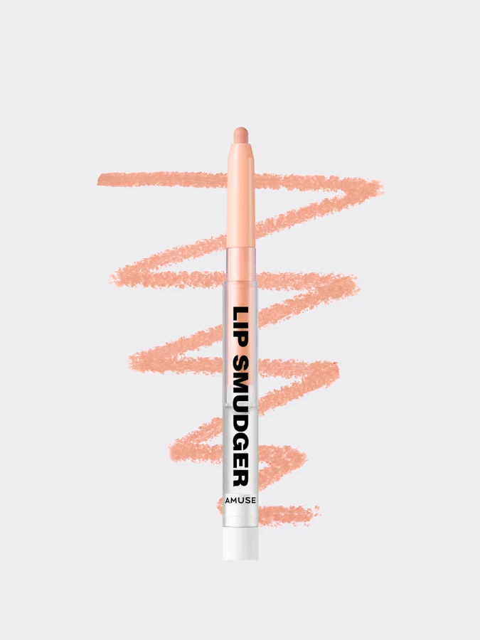 Лимитированнный бархатный карандаш для губ AMUSE Lip Smudger 07 Pumpkin Milk Daisy Edition