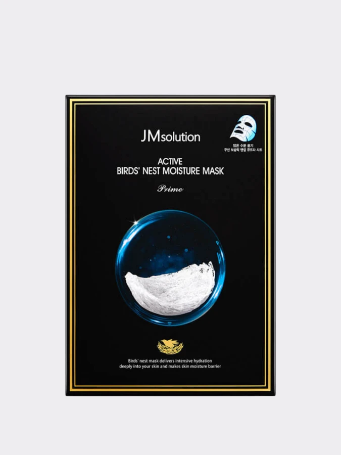 Ультратонкая тканевая маска с экстрактом ласточкиного гнезда JMsolution Active Bird's Nest Moisture Mask
