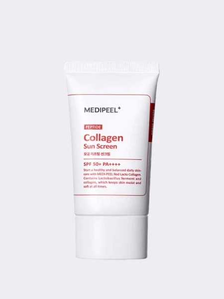 Солнцезащитный крем с пробиотиками MEDI-PEEL Red Lacto Collagen Lifting Sun Screen SPF50+PA++++ Солнцезащитный крем с пробиотиками MEDI-PEEL Red Lacto Collagen Lifting Sun Screen SPF50+PA++++
