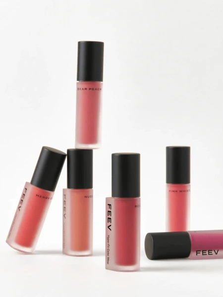 Вельветовый тинт для губ FEEV Hyper-Fit Color Wear Rosy Day