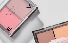 Кремовые спрессованные румяна в холодных оттенках FEEV Hyper-Fit Color Cheek Lilac Pool