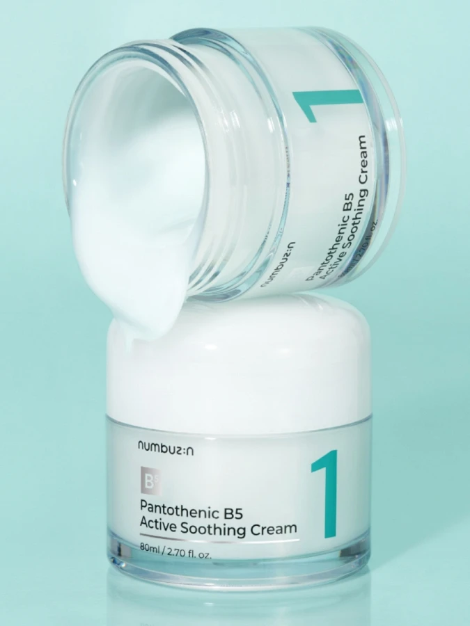Успокаивающий крем для лица с витамином В5 Numbuzin No.1 Pantothenic B5 Active Soothing Cream