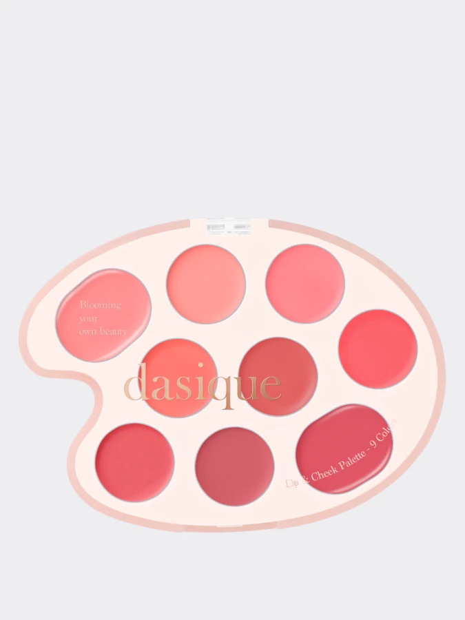 Универсальная кремовая палетка для губ и щёк Dasique Lip & Cheek Palette #02 Coral Coloring