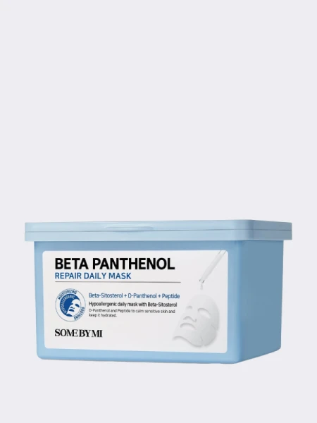 Набор успокаивающих тканевых масок с пантенолом Some By Mi Beta Panthenol Repair Daily Mask Набор успокаивающих тканевых масок с пантенолом Some By Mi Beta Panthenol Repair Daily Mask