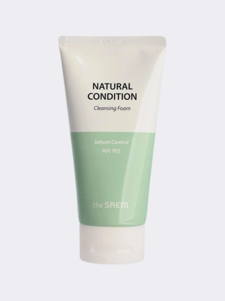 Себорегулирующая пенка для умывания The Saem Natural Condition Cleansing Foam Sebum Control