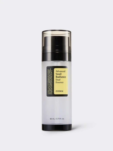 Двойная эссенция для лица с муцином улитки COSRX Advanced Snail Radiance Dual Essence Двойная эссенция для лица с муцином улитки COSRX Advanced Snail Radiance Dual Essence