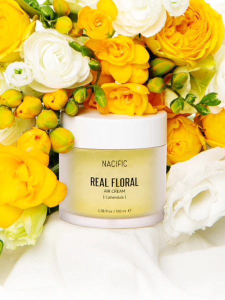 Лёгкий успокаивающий крем-гель с экстрактом календулы Nacific Real Floral Calendula Air Cream Лёгкий успокаивающий крем-гель с экстрактом календулы Nacific Real Floral Calendula Air Cream