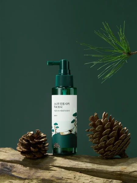 Успокаивающий тоник для кожи головы с экстрактом сосны и центеллы Round Lab Pine Calming Cica Scalp Tonic