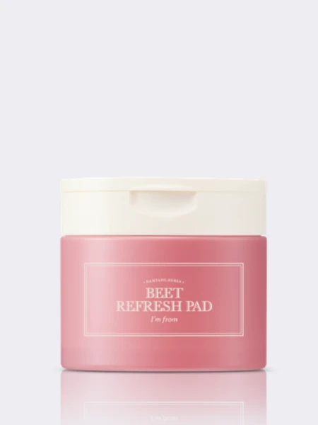 Освежающие тонер-пэды с экстрактом свёклы I'm from Beet Refresh Pad Освежающие тонер-пэды с экстрактом свёклы I'm from Beet Refresh Pad