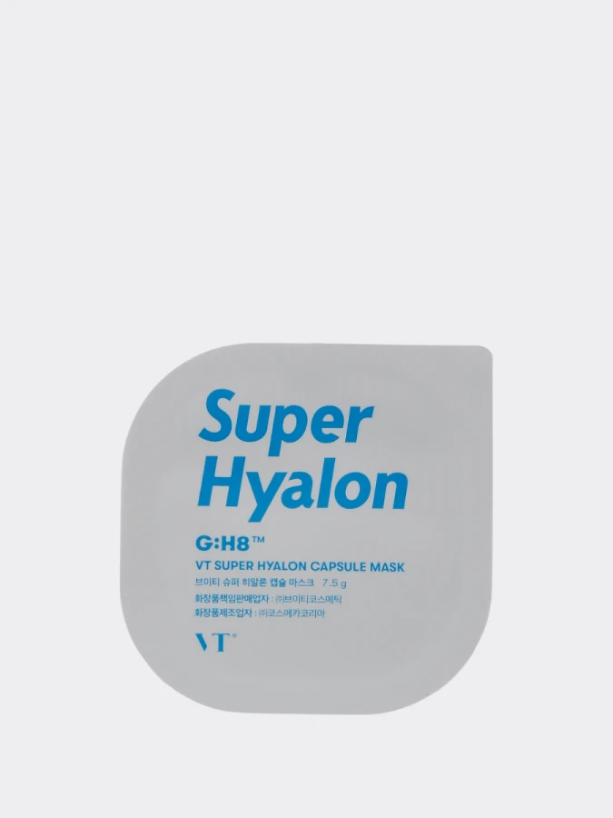 Ультраувлажняющая капсульная маска с глиной и гиалуроновой кислотой VT Cosmetics Super Hyalon Capsule Mask