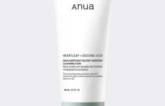 Успокаивающая пенка для умывания с янтарной кислотой ANUA Heartleaf Succinic Moisture Cleansing Foam