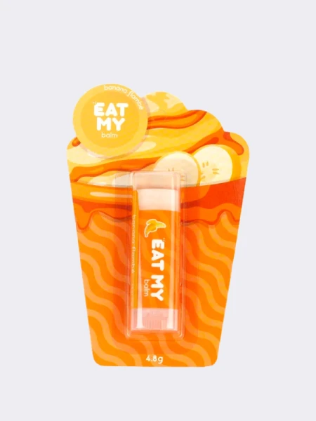 Бальзам для губ с ароматом бананового фламбе  EAT MY BALM Banana Flambe