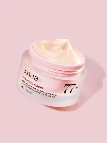 Смягчающий крем для лица с экстрактом персика и ниацинамидом ANUA Peach 77% Niacin Enriched Cream Смягчающий крем для лица с экстрактом персика и ниацинамидом ANUA Peach 77% Niacin Enriched Cream