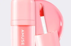 Глянцевый тинт-плампер для губ AMUSE Bebe Tint 01 Boksoonga Love