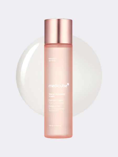 Укрепляющий тонер для лица с коллагеном Medicube Triple Collagen Toner 4.0