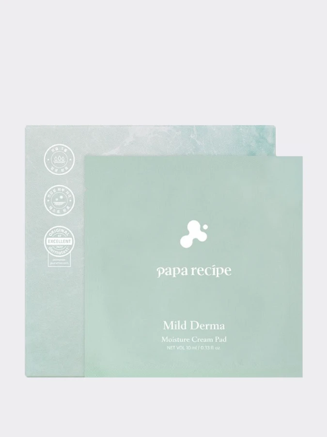 Смягчающие локальные крем-пэды для лица с эктоином Papa Recipe Mild Derma Moisture Cream Pad