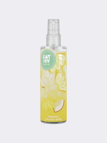 Освежающий мист для лица и тела с ароматом "Кокосовая вода с ананасом" EAT MY Fresh Mist Pineapple Coconut Water