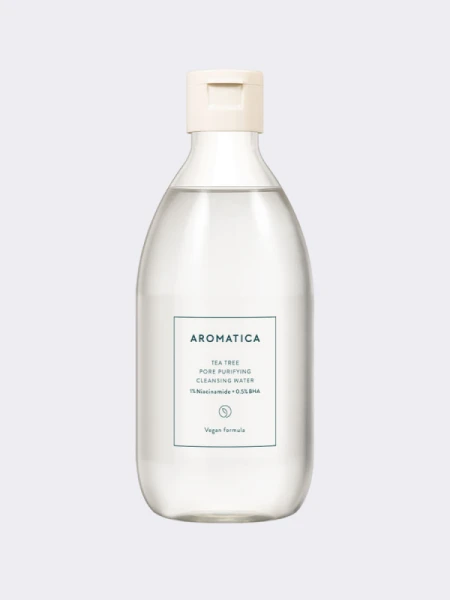 Мицеллярная вода для снятия макияжа AROMATICA Tea Tree Pore Purifying Cleansing Water Мицеллярная вода для снятия макияжа AROMATICA Tea Tree Pore Purifying Cleansing Water