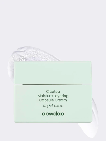 Восстанавливающий капсульный крем с экстрактом центеллы dewdap Cicatea Moisture Layering Capsule Cream