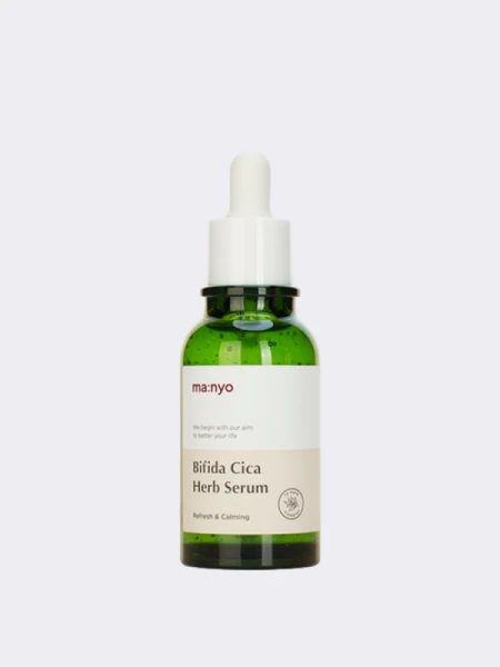 Успокаивающая сыворотка с экстрактом центеллы MA:NYO Factory Bifida Cica Herb Serum