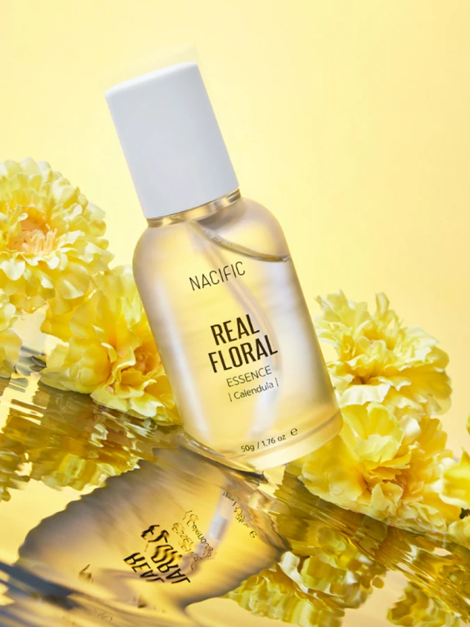 Успокаивающая эссенция с экстрактом календулы Nacific Real Floral Calendula Essence