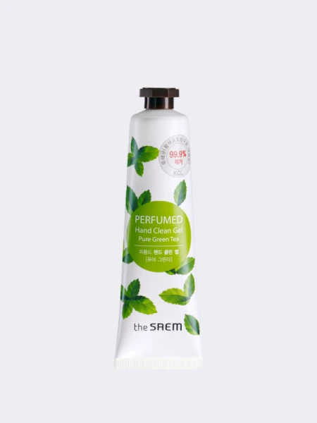Антибактериальный гель для рук с ароматом зеленого чая The Saem Perfumed Hand Clean Gel Pure Green Tea Антибактериальный гель для рук с ароматом зеленого чая The Saem Perfumed Hand Clean Gel Pure Green Tea