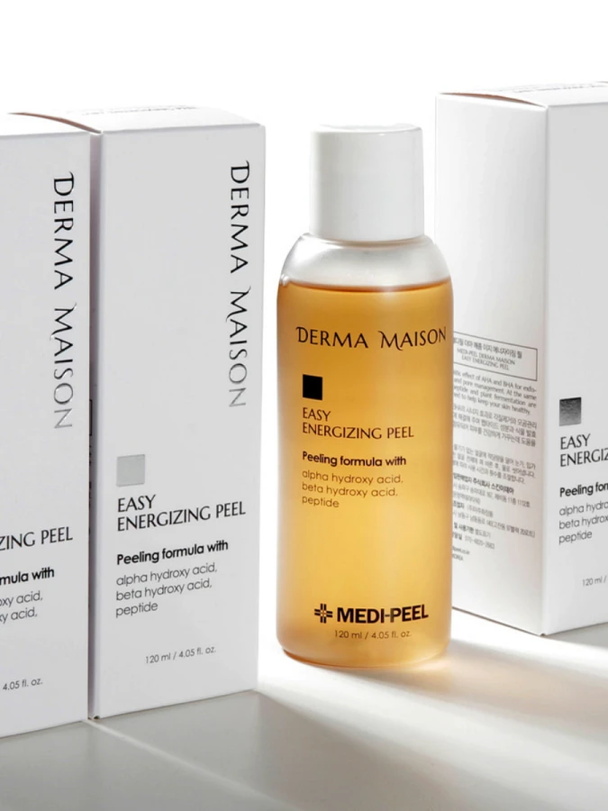 Тонизирующий пилинг с АНА и BHA кислотами MEDI-PEEL Derma Maison Easy Energizing Peel
