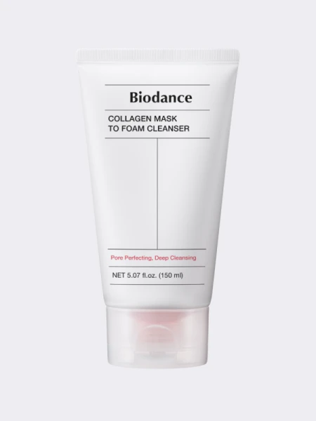 Маска-пенка для глубокого очищения пор с коллагеном и каламином Biodance Collagen Mask To Foam Cleanser Маска-пенка для глубокого очищения пор с коллагеном и каламином Biodance Collagen Mask To Foam Cleanser