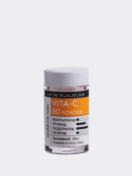 Обогащающая пудра витамина С Derma Factory VITA-C 80 Powder Обогащающая пудра витамина С Derma Factory VITA-C 80 Powder