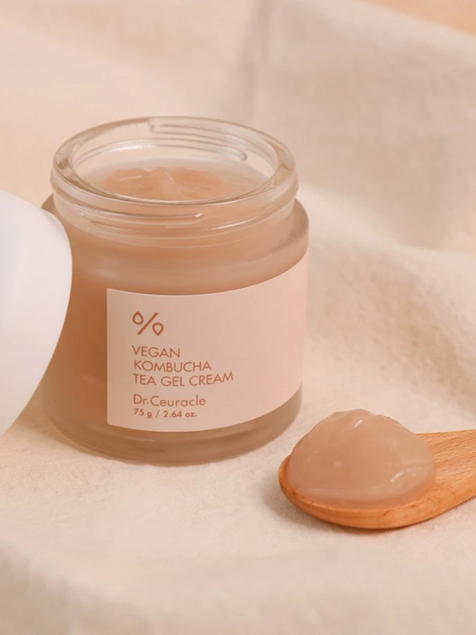Веганский гель-крем с чаем комбуча Dr.Ceuracle Vegan Kombucha Tea Gel Cream