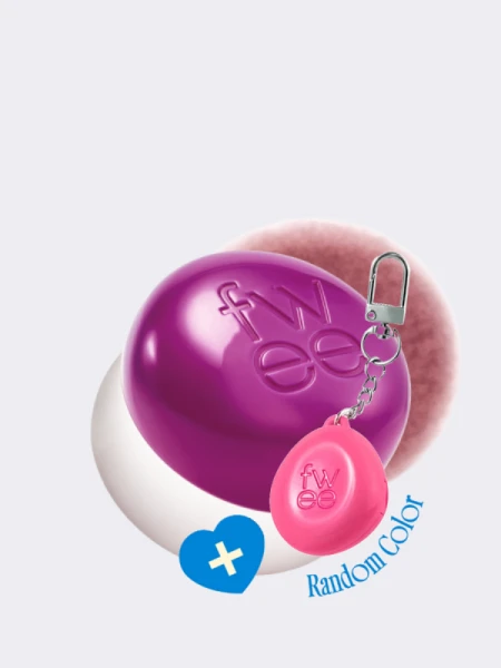 Набор: оттеночное суфле + брелок fwee Lip&Cheek Blurry Pudding Pot Keyring Set MV04 Slayyy