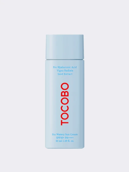 Солнцезащитный флюид для лица с растительными экстрактами TOCOBO Bio Watery Sun Cream SPF50+ PA++++ Солнцезащитный флюид для лица с растительными экстрактами TOCOBO Bio Watery Sun Cream SPF50+ PA++++