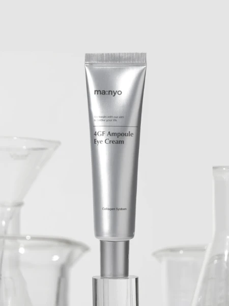 Разглаживающий ампульный крем для век с эпидермальным фактором роста и бифидобактериями Ma:nyo Factory 4GF Ampoule Eye Cream