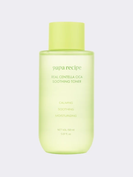 Успокаивающий тонер с экстрактом центеллы Papa Recipe Real Centella Cica Soothing Toner Успокаивающий тонер с экстрактом центеллы Papa Recipe Real Centella Cica Soothing Toner