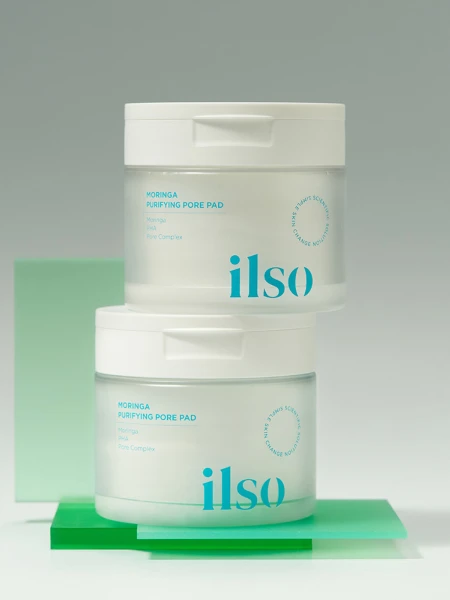 Тонер-пэды для сужения пор с экстрактом моринги ilso Moringa Purifying Pore Pad