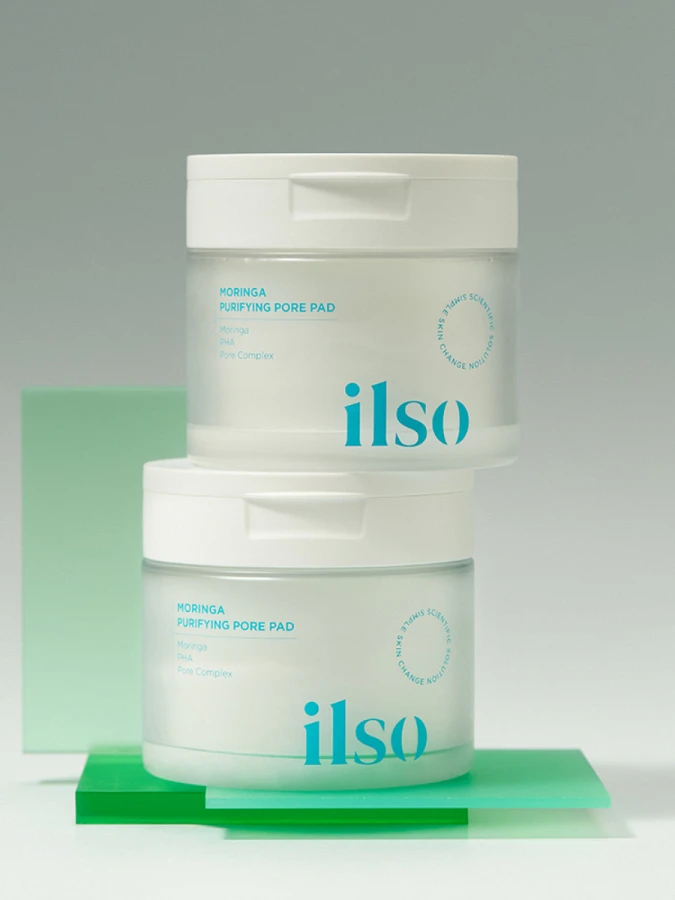 Тонер-пэды для сужения пор с экстрактом моринги ilso Moringa Purifying Pore Pad