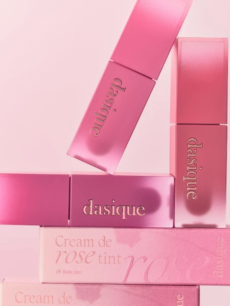 Жидкий тинт для губ Dasique Cream De Rose Tint #07 Crimson