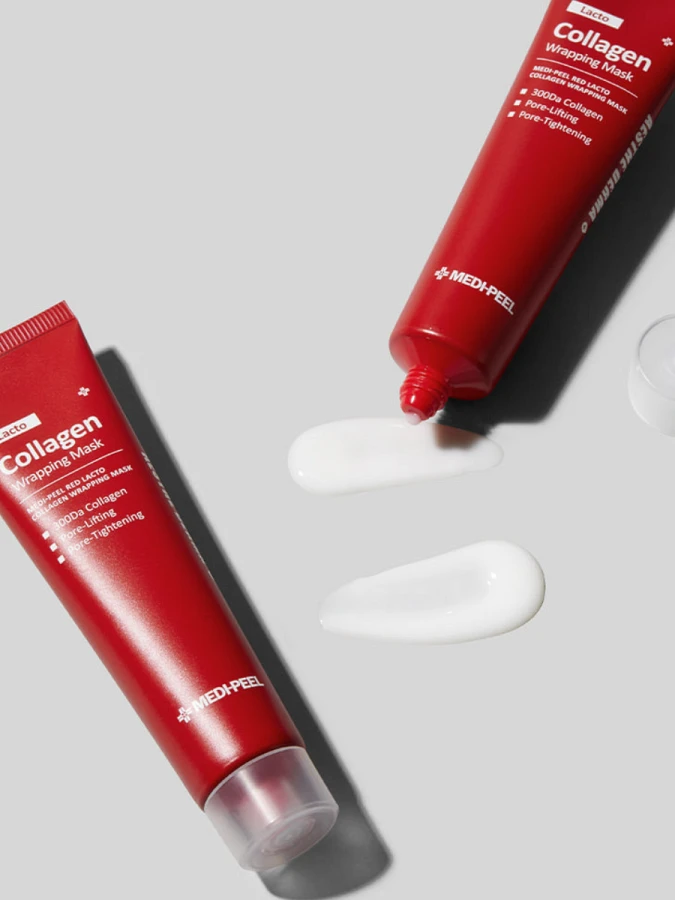 Подтягивающая маска-плёнка для лица с коллагеном MEDI-PEEL Red Lacto Collagen Wrapping Mask