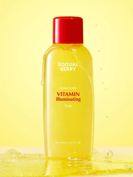 Осветляющий тонер с экстрактом ацеролы и ниацинамидом EQQUALBERRY Vitamin illuminating Toner