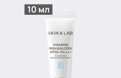 Увлажняющий солнцезащитный крем с гиалуроновой кислотой SKIN&LAB Hybarrier Fresh Sun Lotion SFP50+ PA++++