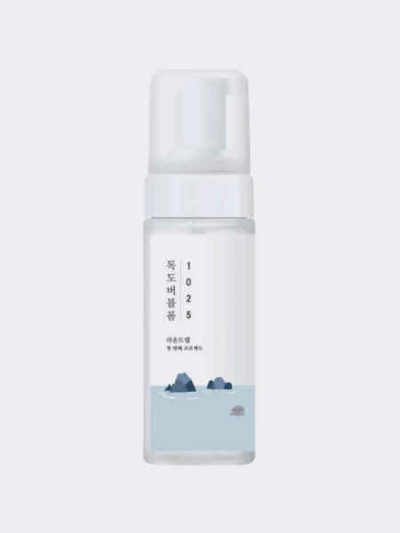 Пузырьковая пенка для умывания с морской водой Round Lab 1025 Dokdo Bubble Foam Пузырьковая пенка для умывания с морской водой Round Lab 1025 Dokdo Bubble Foam