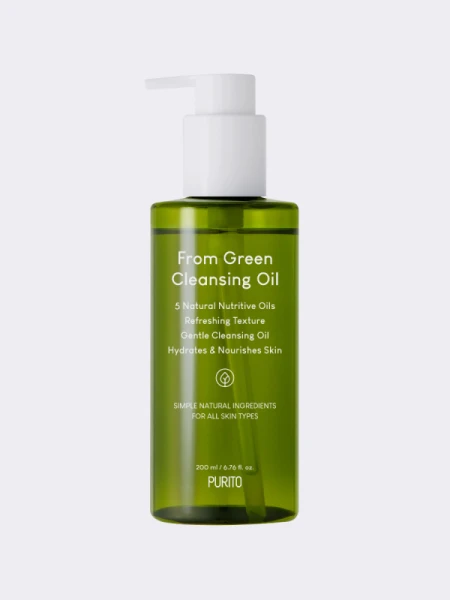 Органическое гидрофильное масло Purito From Green Cleansing Oil Органическое гидрофильное масло Purito From Green Cleansing Oil